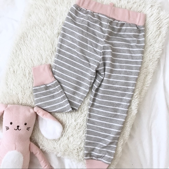 Carter's Girls Striped Jogger Pants - Picture 4 of 6